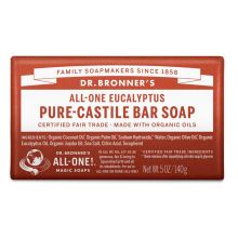 Dr. Bronner's, Eucalyptus Bar Soap, 5 oz (140 g) 